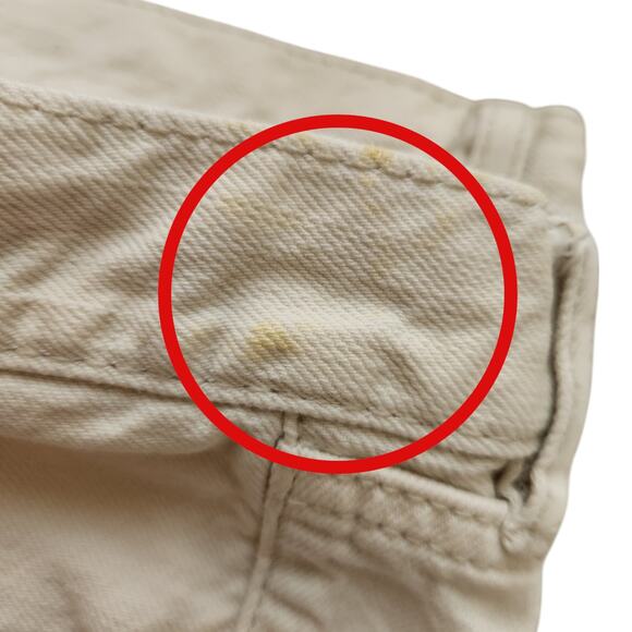 Free People We The Free Womens Size 27 Soft Relaxed Cut Off Shorts Worn White - Picture 7 of 7